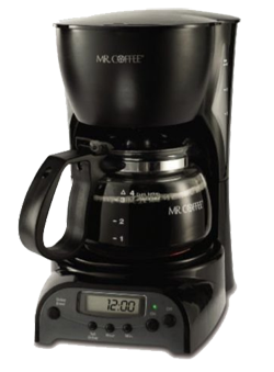 Mr Coffee 4 Cup Programmable Digital Coffee Maker DRX5 - Pack with useful features and save you space
